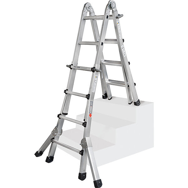 ILLER-LEITER Teleskopleiter Levelmaster 4x6 Spross.+Ausleger 64216